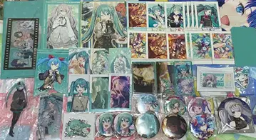 프로세카 하츠네 미쿠 캔뱃지 아크릴 스탠드 에피카 색지 묶음 판매