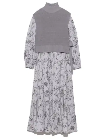 snidel 니트 베스트 콤비 원피스