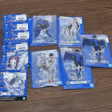 블루 록 제일복권 아크릴 스탠드 러버 참