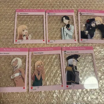 그 비스크 돌은 사랑을 한다 SNS풍 클리어 카드 컬렉션 6종 묶음 판매