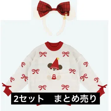 디즈니 크리스마스 리루린린 니트 머리띠 묶음 판매