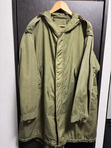 실물 1952년 회계 M-51 파카 M-R 브라스 지퍼 피쉬테일