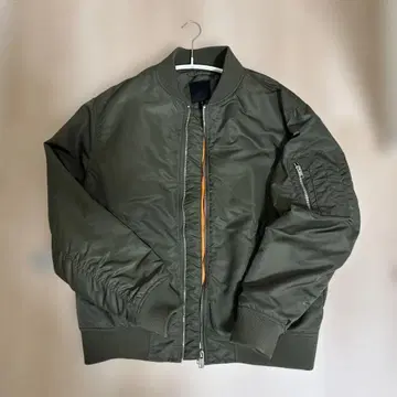 H&M MA-1 플라이트 자켓 M 사이즈 올리브 그린