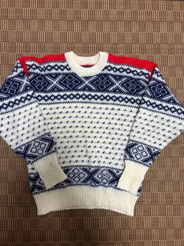 카레 지오세 노르딕 스웨터 빈티지 크리스마스 스웨터
