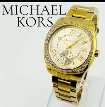 MICHAEL KORS 골드 아날로그 손목시계