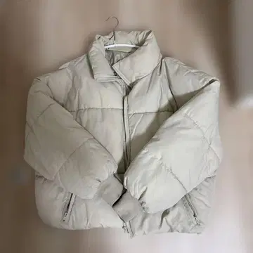 아이보리 다운 자켓 사이즈 F