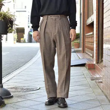 NEAT FELTING FLANNEL CHALK STRIPE