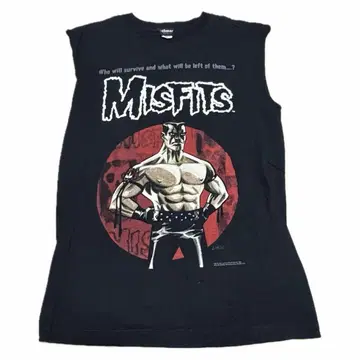 MISFITS 25YEARS 77 미스피츠 컷오프 탱크탑 M