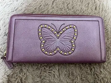 하나에모리 모리하나에 나비 자수 장지갑 모리하나에