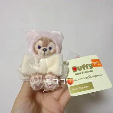 홍콩 디즈니 셰리 메이 겨울 앉은 봉제 인형 키체인