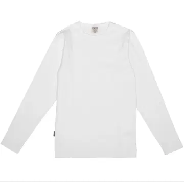 AVIREX 데일리 리브 긴팔 크루넥 T 화이트 L