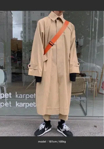 ASCLO ROME 트렌치 맥 코트 트렌치코트