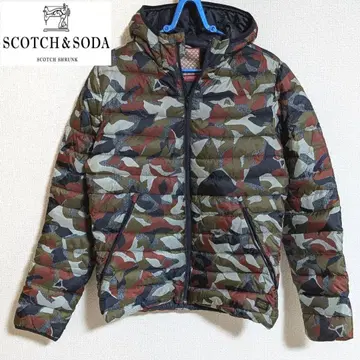 SCOTCH & SODA 카모 패턴 패딩 자켓 S