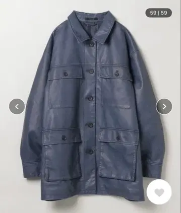 [ 새상품급 ] 블리치 가죽 CPO 자켓