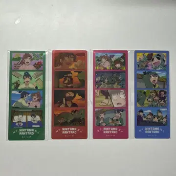 닌타마 란타로 트레이딩 클리어 포토 카드 젠포지 잇사쿠 식만 루사부로