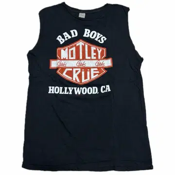 MOTLEY CRUE 87 89 머틀리 크루 컷오프 탱크탑