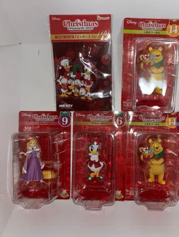 디즈니 크리스마스 오너먼트 복권 5종