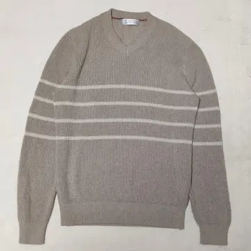 BRUNELLO CUCINELLI 니트 코튼 베이지