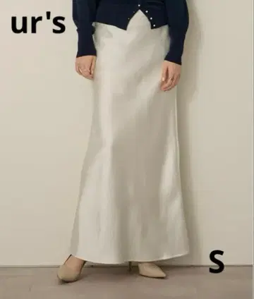 ur's 유어즈 새틴 머메이드 맥시 스커트 롱 스커트