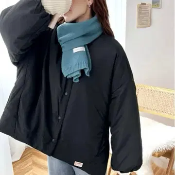 JAVA 블랙 L 사이즈 노칼라 블루종