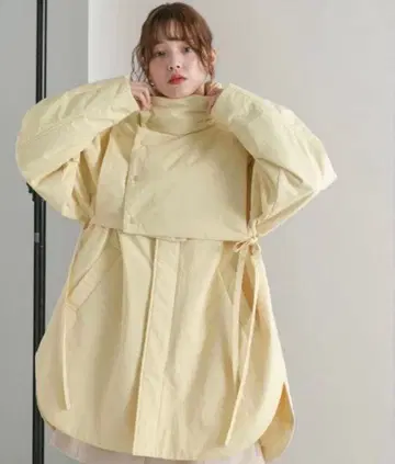 KBF 3WAY 패디드 미들 자켓 beige