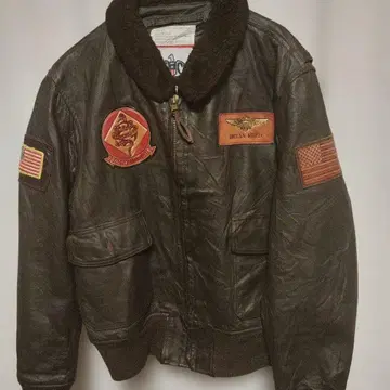 미 해군 실사용 G-1 플라이트 자켓 VFA-102 사이즈 46