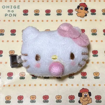 산리오 시크릿 마스코트 헤어 클립 헬로키티 키티