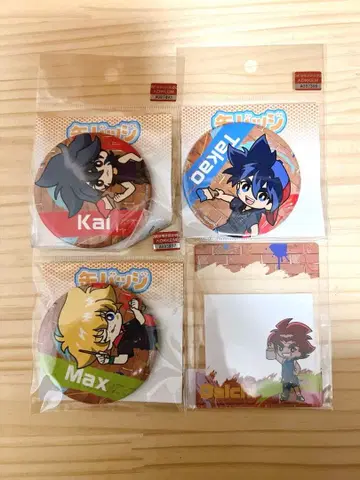 폭전슛 베이블레이드 캔뱃지, 클리어 카드