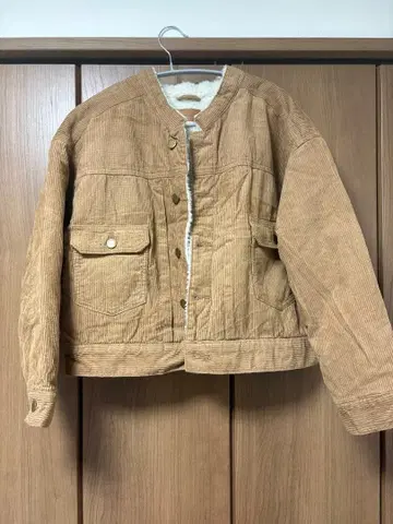 earth 코듀로이 자켓 M 베이지