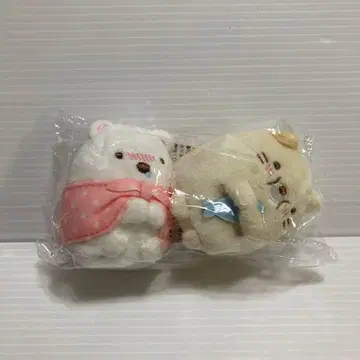 스미코구라시 테노리 봉제 인형 세트 시로쿠마 고양이