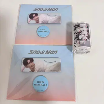 [ 와타나베 쇼타 ] 캔뱃지 & 롤 메모지