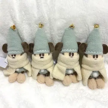 디즈니 크리스마스 2025 릴린린 인형 배지 파랑 새상품