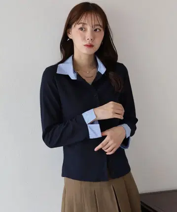 [ 미사용 새상품 ] BLUEEAST 셔츠 도킹 가디건