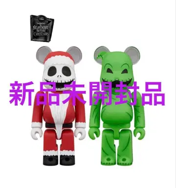 BE@RBRICK SANTA JACK & OOGIE BOOGIE 2PCS