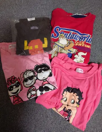 빈티지 T셔츠 세트