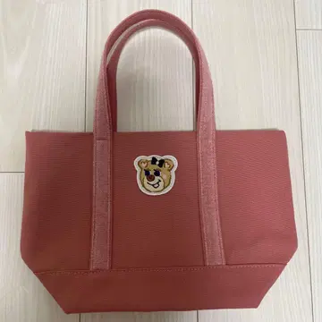 페일러 FEILER 올드 테디걸 와펜 토트백 핑크