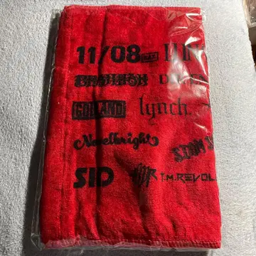 루나 페스티벌 페이스 타월 레드