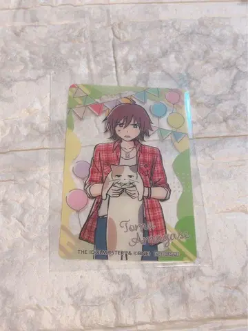 sideM 아마가세 토마 남코 한정판 클리어 카드