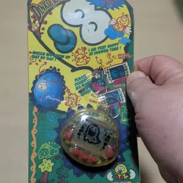 Dinkie Dino 액션 게임 (반투명 옐로우 컬러)