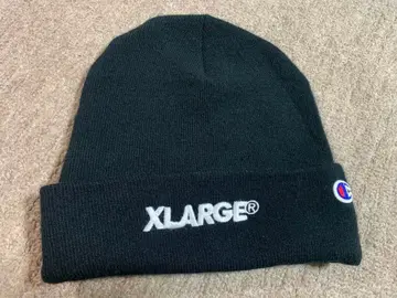 새상품급 XLARGE 엑스라지 x 챔피온 니트 모자 비니 프리