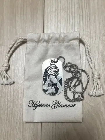 Hysteric Glamour 도그 택 목걸이