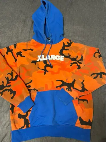 XLARGE 카모 패턴 후드 부착 후드티 M 사이즈