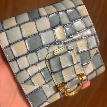 아타오 로트로 코모레비 블루 비트로 접이식 지갑 새상품급