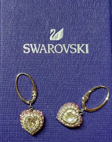 스와로브스키 하트 귀걸이