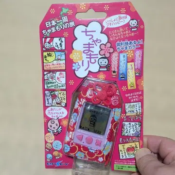 챠마모리 꽃무늬 빨간색