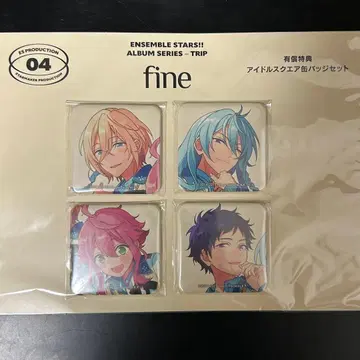 앙스타 TRIP fine 스퀘어 캔뱃지 세트