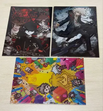 2단 단간론파 클리어 파일 세트 3매