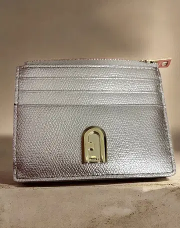 훌라 골드 지퍼 카드 케이스