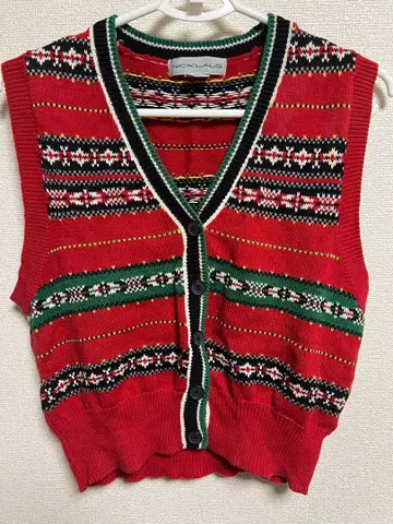 NICKLAUS 슬리브리스 가디건 M