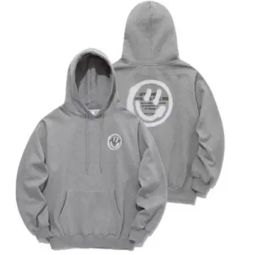 ISTKUNST 트레이닝 후드티 그레이